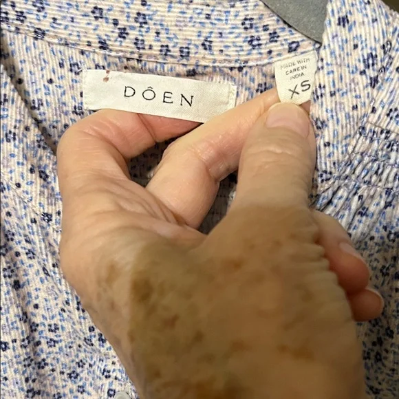 Doen O'Keefe Top in Cream California Wildflower - Good Pre-Loved Condition - Picture 4 of 7